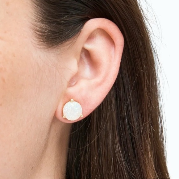 Kate Spade Rise and Shine Gold stud earrings nwt - Picture 2 of 3